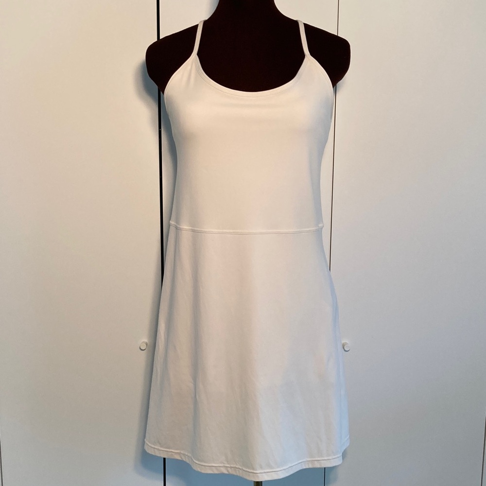 Haven well within balance criss cross athletic dress L stone color